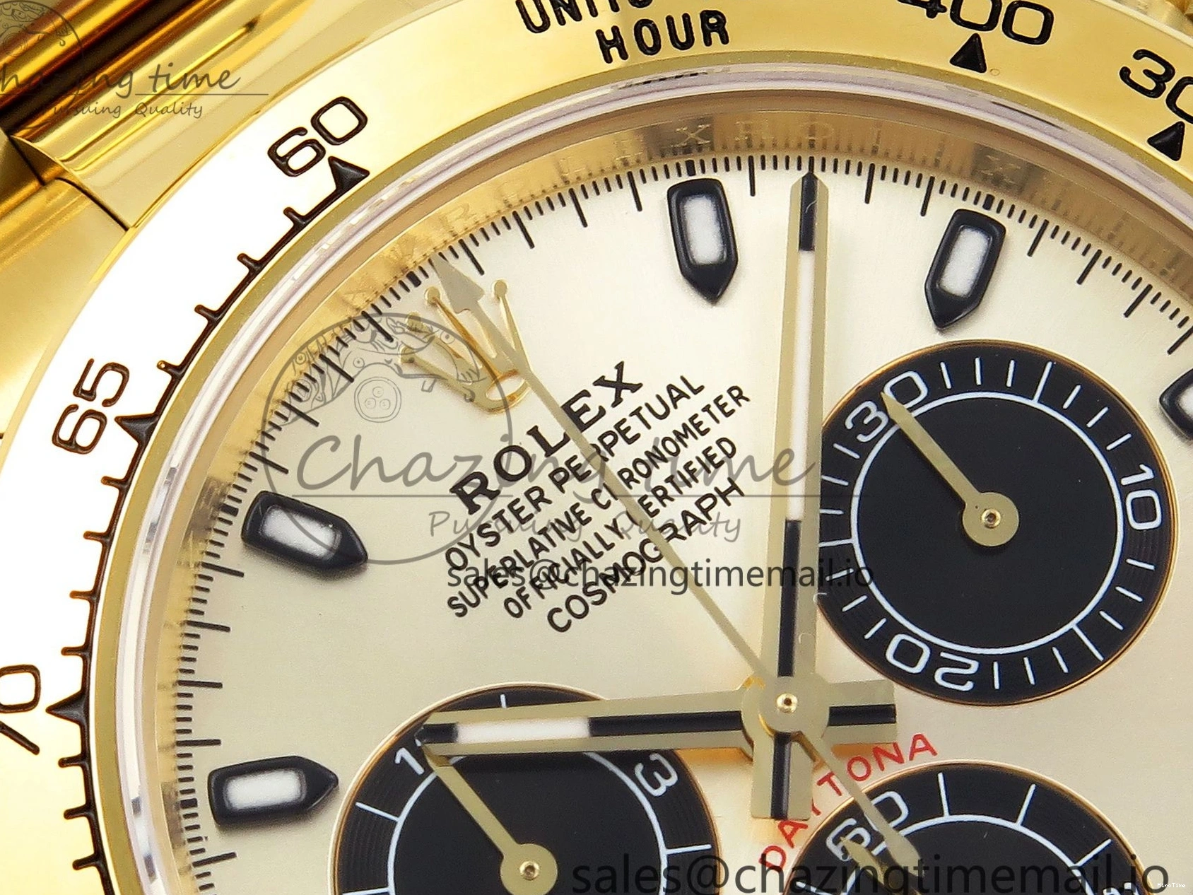 MiroTime 0101 Durable Daytona 116508 KING 1:1 Best Edition YG Black Dial on YG Bracelet SH 1907